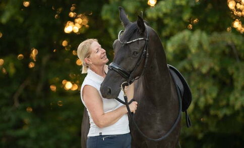 Gundula und ihr Pferd Donkor