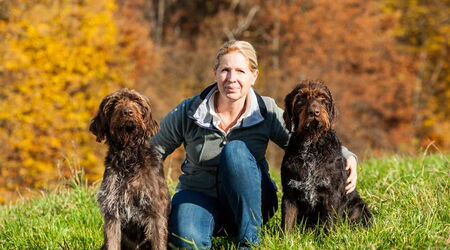 Gundula und ihre Hunde